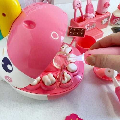 WOOPIE Zestaw Małego Dentysty Głowa Jednorożca Akcesoria na Arena.pl