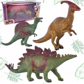 Zestaw Dinozaurów Trzy Figurki Dla Małych Odkrywców Realistyczne Figurki