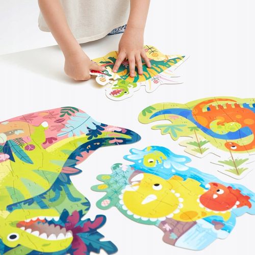 Puzzle progresywne CzuCzu Dinozaury 71 el. na Arena.pl