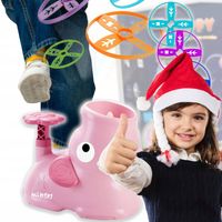 NAJLEPSZY PREZENT OD MIKOŁAJA WYRZUTNIA DYSKÓW ZABAWNY RÓŻOWY SŁONIK