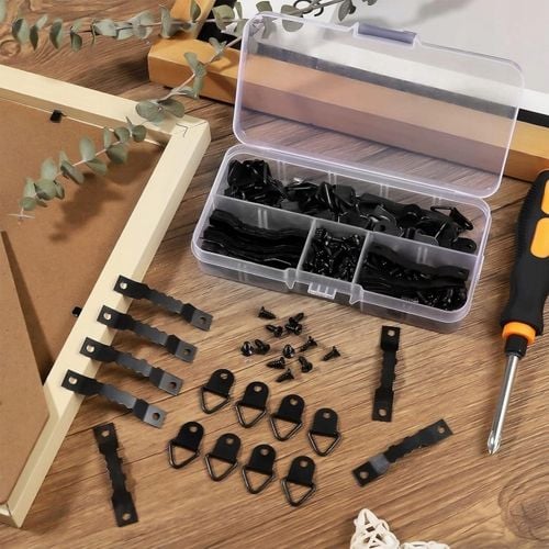 251 Zestaw Haków Do Wieszania Obrazów Z Wkrętami, Wieszaki Do Ramki i na Arena.pl