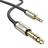 Kabel Audio UGREEN AV127 Jack 3.5mm DO 6.35mm 1m Szary