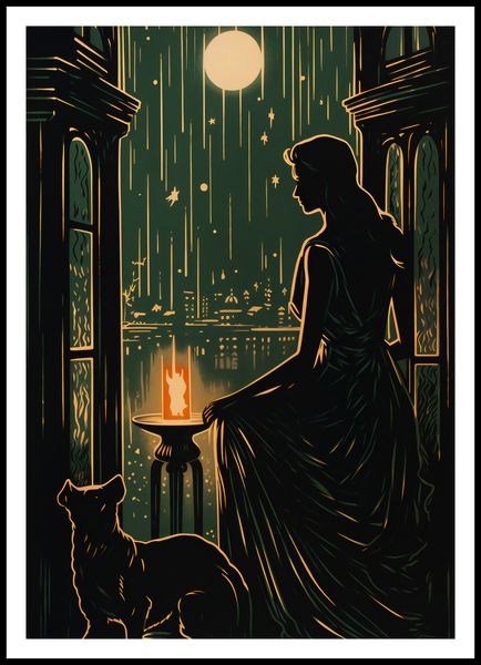 Plakat 70x100cm Nocne Szeptanie zdjęcie 3