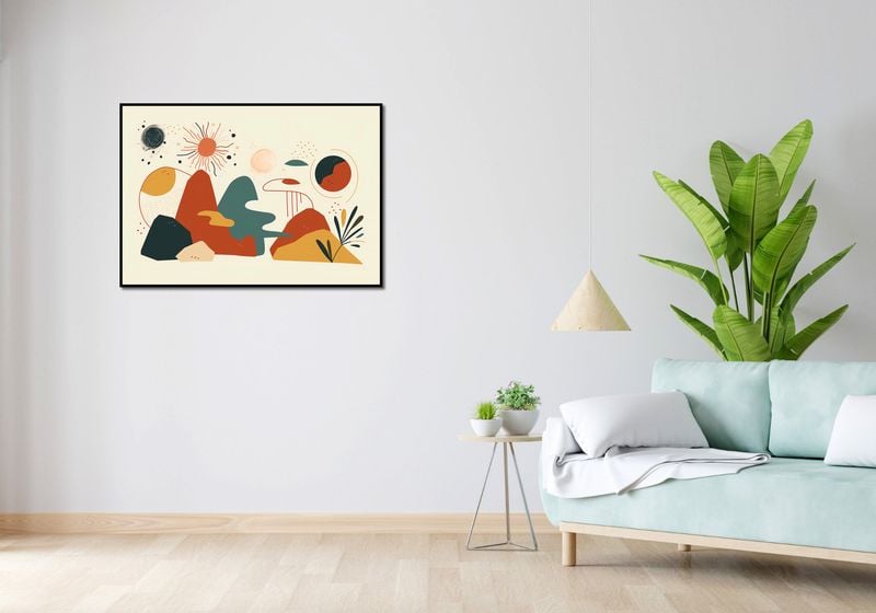 Plakat 100x70cm Kosmos Barw zdjęcie 4