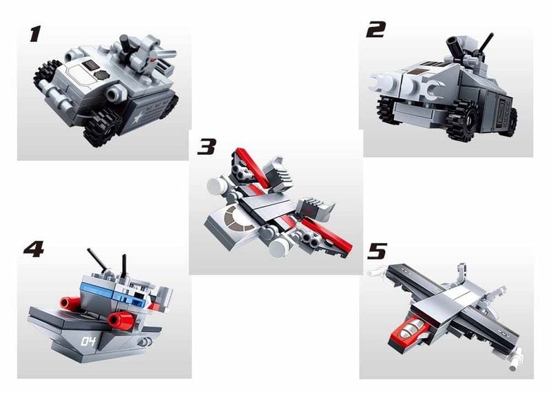 KLOCKI SLUBAN ARMY Statek Lotniskowiec 361 kompatybilne z LEGO zdjęcie 4