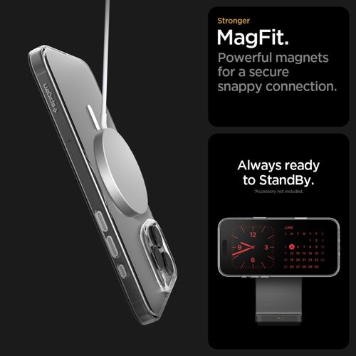 spigen thin fit "t" mag magsafe iphone 16 pro clear/white na Arena.pl