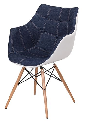 Fotel JEANS - ekoskóra, jeans na Arena.pl