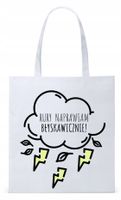 Dla Hydraulika Prezent Torba Eco Biała Shopper Z Nadrukiem Ze Zdjęciem