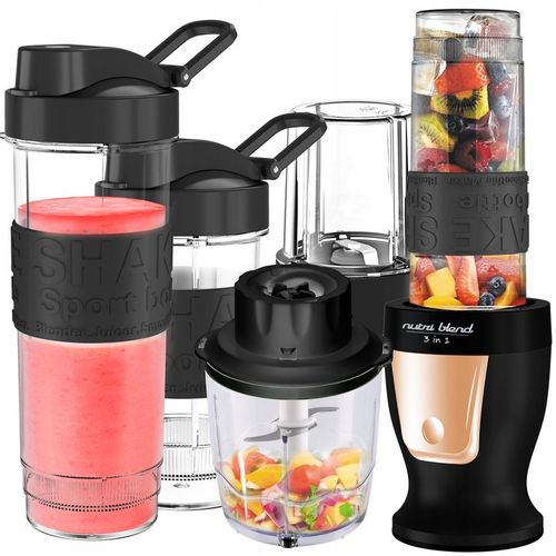 BLENDER KIELICHOWY DO KOKTAJLI SMOOTHIE BUTELKI SIEKANIE MIELENIE BLEND&GO na Arena.pl