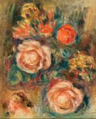Bouquet of Roses, Pierre-Auguste Renoir - plakat 21x29,7 cm