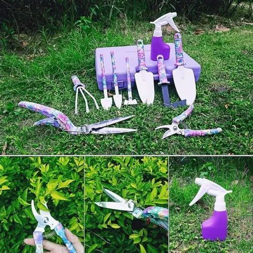 ZESTAW NARZĘDZI OGRODNICZYCH DLA KOBIET WALIZKA NARZĘDZIA OGRODNICZE 10 el. na Arena.pl