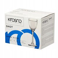 Kieliszki do wódki 6 szt. 35 / 25 ml na nóżce Shot Krosno
