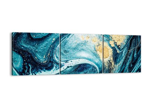 Obraz Na Płótnie - Kompozycja Barw - 90X30 Cm - Ca90X30-3493 na Arena.pl