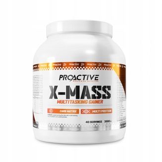 ProActive X-MASS GAINER NA MASĘ 3000g WHITE CHOCOLATE zdjęcie 2