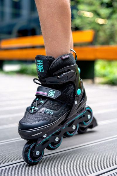 Rolki Regulowane RAVEN Drill Mint/Pink 34-37 zdjęcie 3