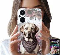 ETUI DO OPPO RENO7 LITE 5G - PIESEK PIESKI HUSKY PSIE WZORY + SZKŁO