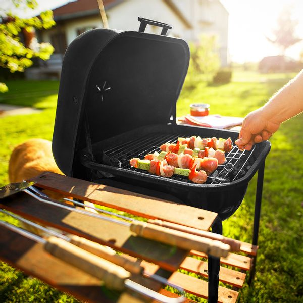 Grill Węglowy Ogrodowy EmaBend + Dmuchawa zdjęcie 4