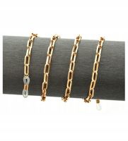 ZAWIESZKA ŁAŃCUSZEK DO OKULARÓW Damski Złoty gold