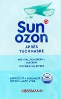 SUNOZON MASKA DO TWARZY PO OPALANIU Z ALOESEM I KWASEM HIALURONOWYM 1 SZT