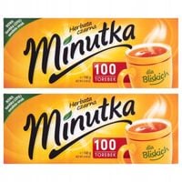 Minutka Herbata czarna 140 g (100 torebek) x 2 sztuk
