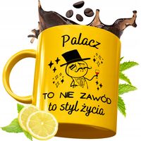 Złoty Kubek Premium Dla Palacza Prezent Z Nadrukiem Ze Zdjęciem