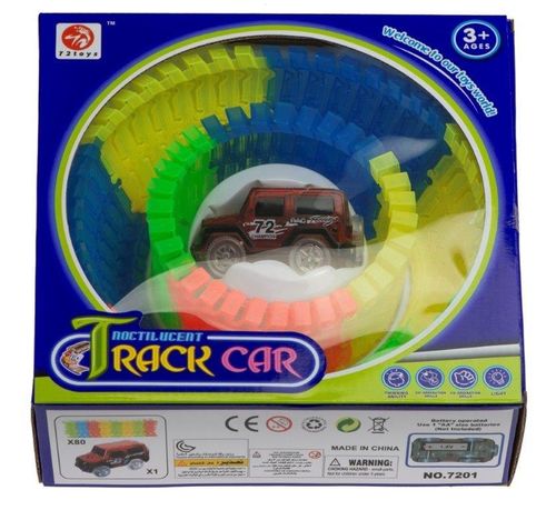 Tor świecący Magic Car 80 elementów iko na Arena.pl