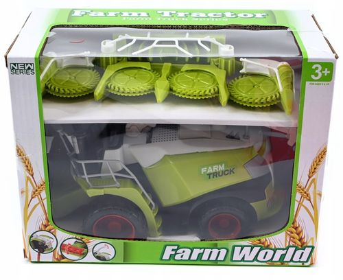 DUŻY KOMBAJN DO KUKURYDZY HEDER RUCHOME ELEMENTY ZIELONA MASZYNA ROLNICZA na Arena.pl