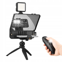 Andoer A10 Przenośny smartfon DSLR Camera Teleprompter Prompter Kit