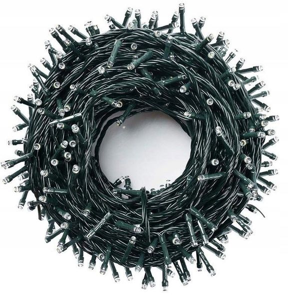 LAMPKI CHOINKOWE 500 LED ZEW/WEW BIAŁE ZIMNE zdjęcie 5