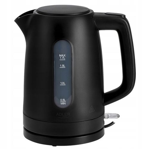 CZAJNIK ELEKTRYCZNY BEZPRZEWODOWY 2200W 1,7l CZARNY CICHY Z na Arena.pl