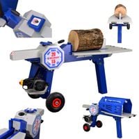 Kinetyczna pozioma łuparka łupiarka do drewna kłód pni polan BELMASH 20ton