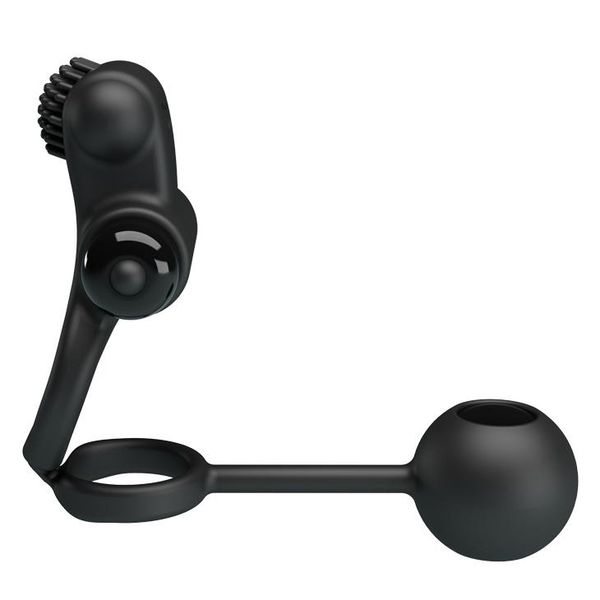 Nasadka Na Penisa Jądra Pierścień Wibrujący 10Tryb zdjęcie 3