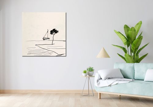 Obraz 90x90cm Spokój Przybrzeżny na Arena.pl
