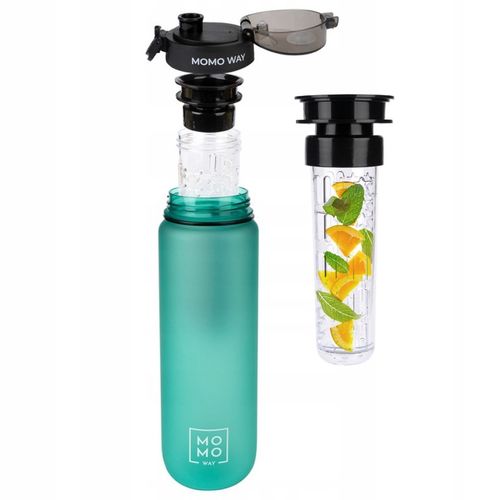 Duża BUTELKA na wodę 1l MOMO WAY BIDON z sitkiem bpa free tritan na Arena.pl