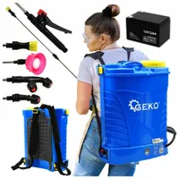 OPRYSKIWACZ AKUMULATOROWY Opryskiwacz 16L Plecakowy Elektryczny 4 KOŃCÓWKI