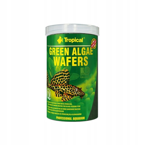 TROPICAL GREEN ALGAE WAFERS 1000ml KARMA GLONOJAD zdjęcie 2