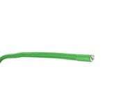 Przewód w oplocie zielony 1m: Przewód w oplocie zielony 1m 2x0,75 kabel