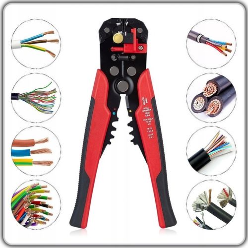 ZACISKARKA KONEKTORÓW KOŃCÓWEK ŚCIĄGACZ IZOLACJI +1300 szt. TULEJEK na Arena.pl