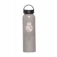 Bidon aluminiowy Real Madryt 600 ml szary BPA FREE oficjalny 24/25