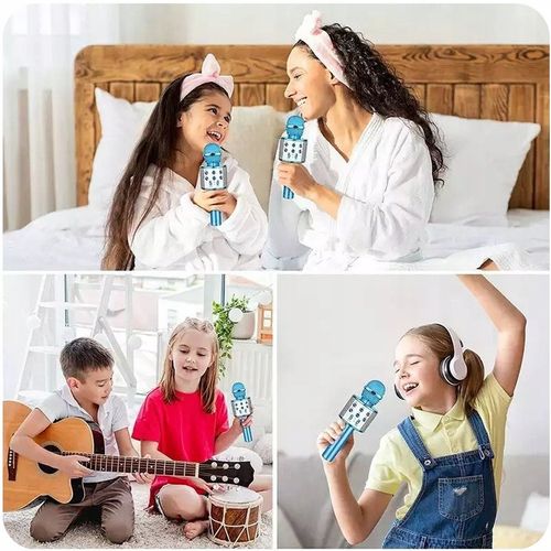 MIKROFON DLA DZIECI BEZPRZEWODOWY BLUETOOTH Z GŁOŚNIKIEM KARAOKE NA PREZENT na Arena.pl
