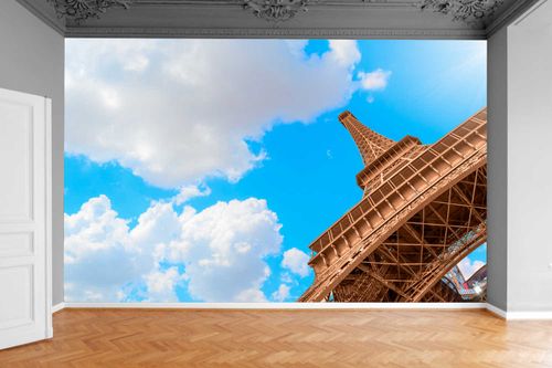 Fototapeta NIEBO CHMURY WIEŻA EIFFLA 130x80 na Arena.pl