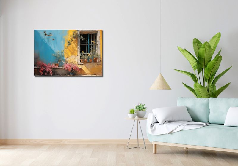 Obraz 90x60cm Słoneczna Ulica zdjęcie 2