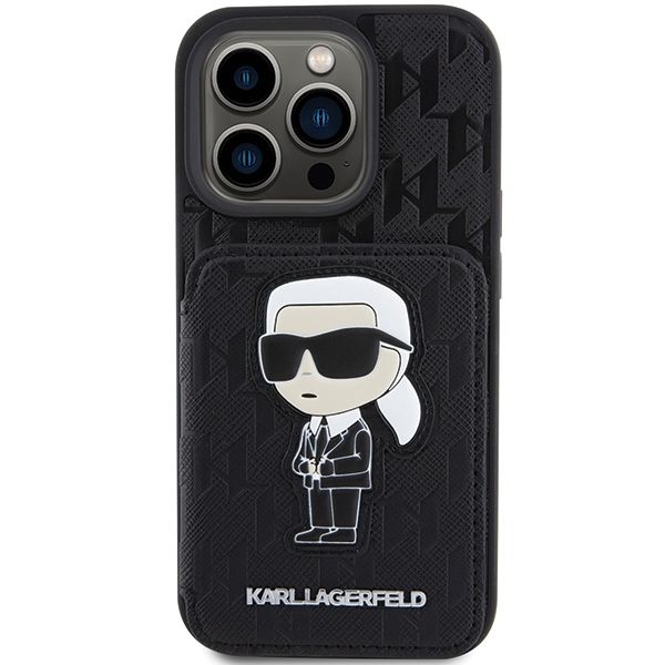 Etui Karl Lagerfeld do iPhone 15 Pro, Czarny zdjęcie 3