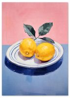 Plakat do kuchni cytryny 30x40 cm