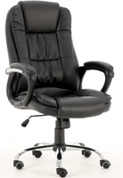 Nowoczesny Fotel Obrotowy 63 cm Czarny IDO TS