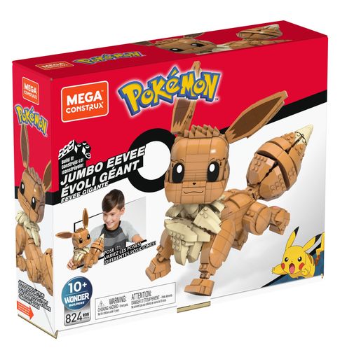 MEGA BLOKS Mega Pokémon - Jumbo Eevee GMD34 - 824 Elementy na Arena.pl
