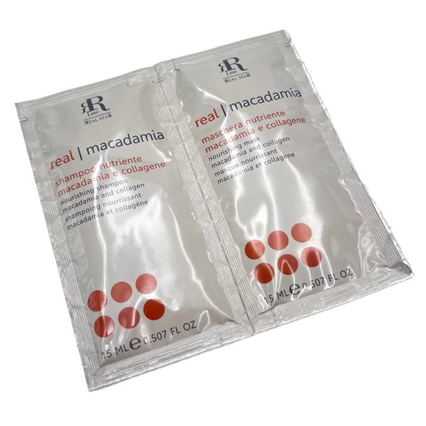 RR LINE Szampon + Maska MACADAMIA - 2x15ml zdjęcie 2