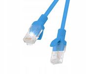 Patchcord Lanberg UTP kat.5e 0,5m niebieski