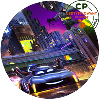 Opłatek na tort Batwheels