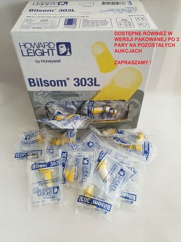 ZATYCZKI DO USZU STOPERY 200 PAR worek BILSOM 303L na Arena.pl